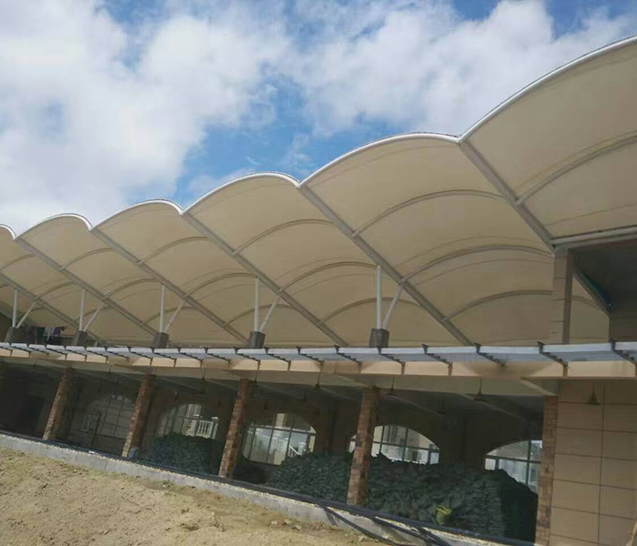 煤場膜結(jié)構(gòu)遮陽棚案例